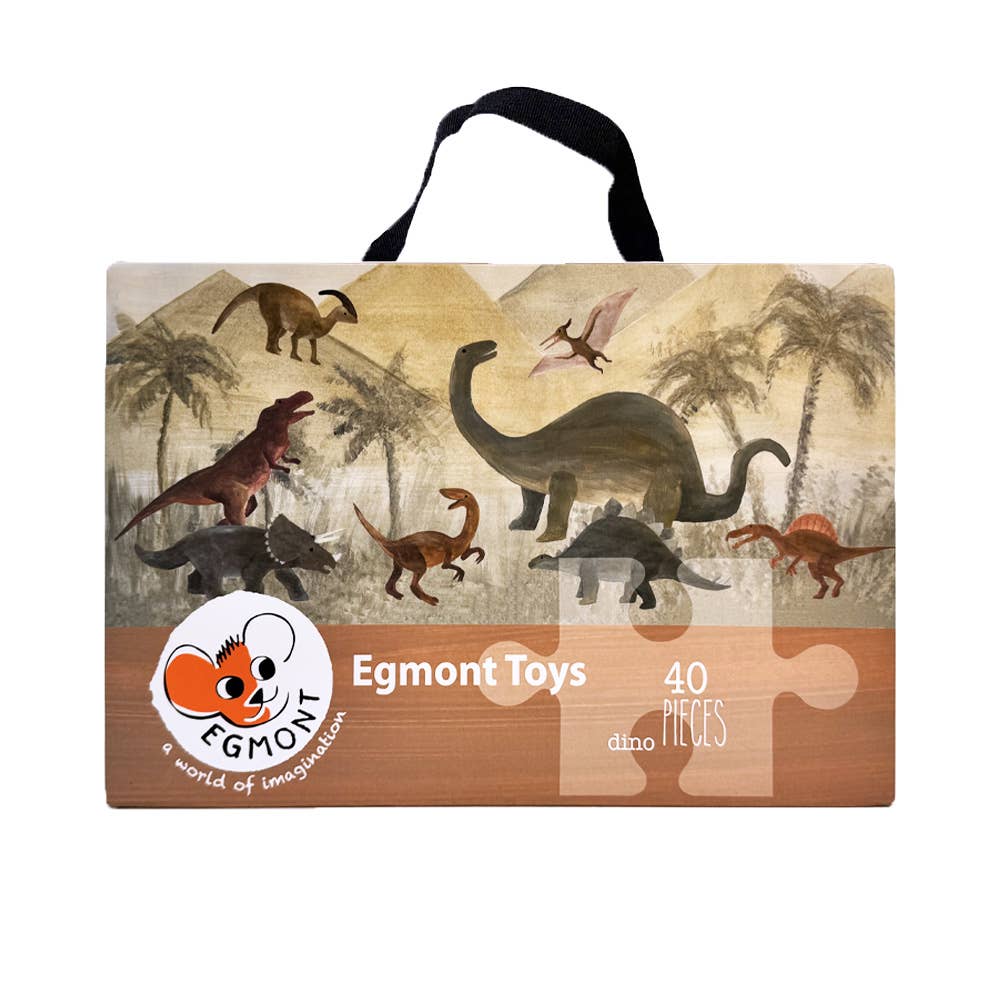 40 - piece Floor Puzzle: Dino EgmontTAYLOR + MAX