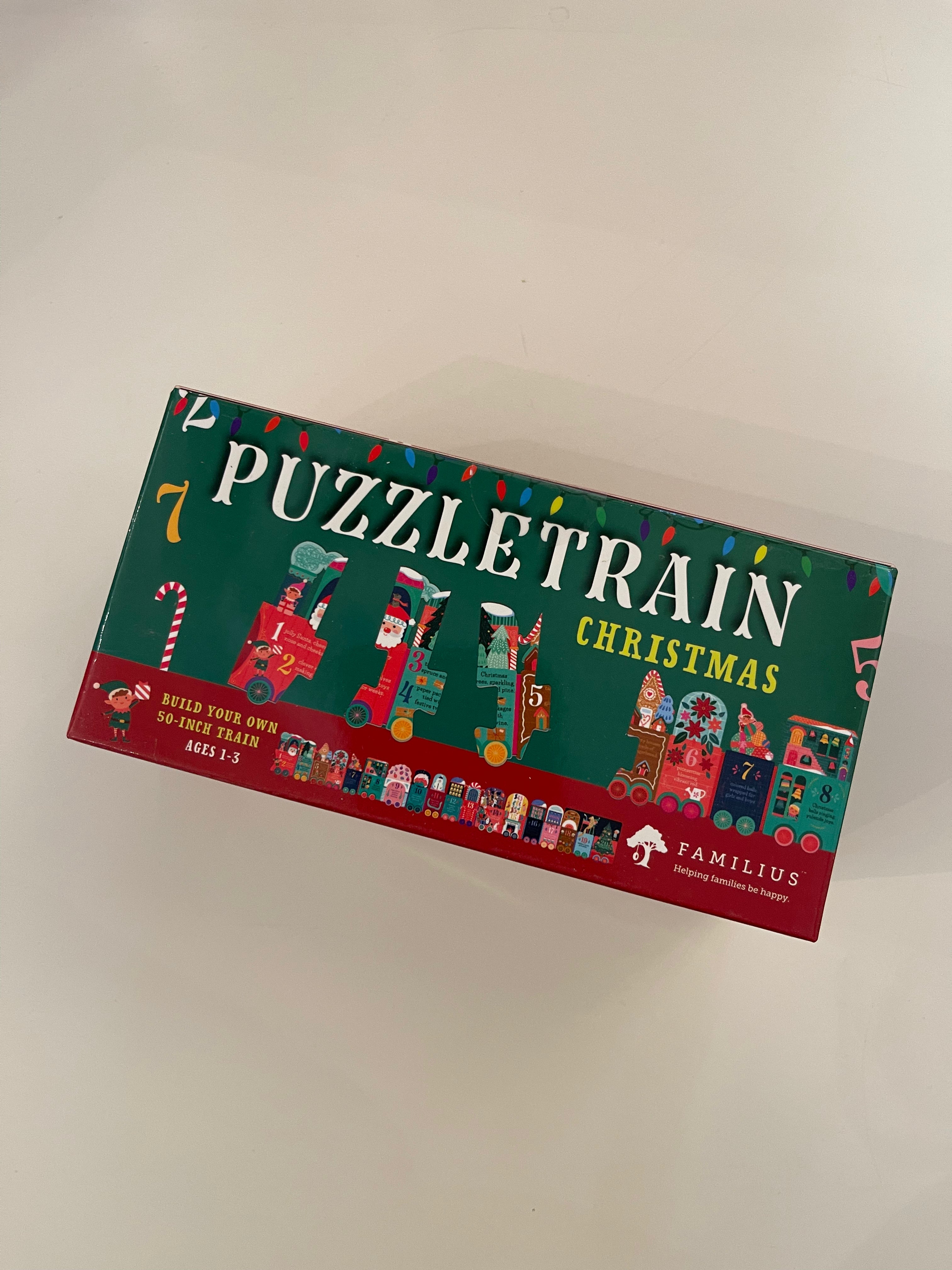 Puzzle Train: Christmas Activity ToysFamilius BooksTAYLOR + MAX