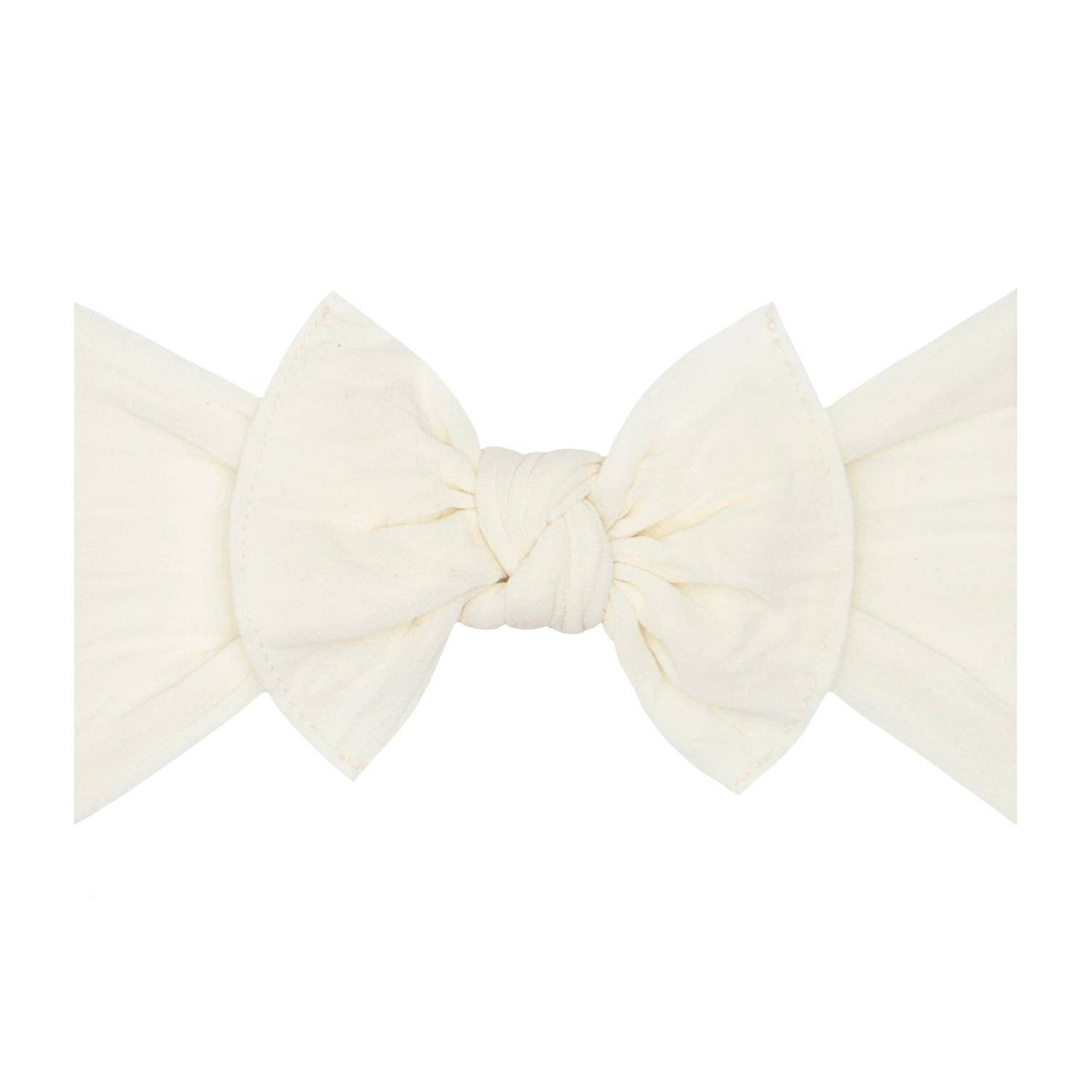 Baby Bling® The Original Knot soft nylon headband: White hair bowsBaby Bling BowsTAYLOR + MAX
