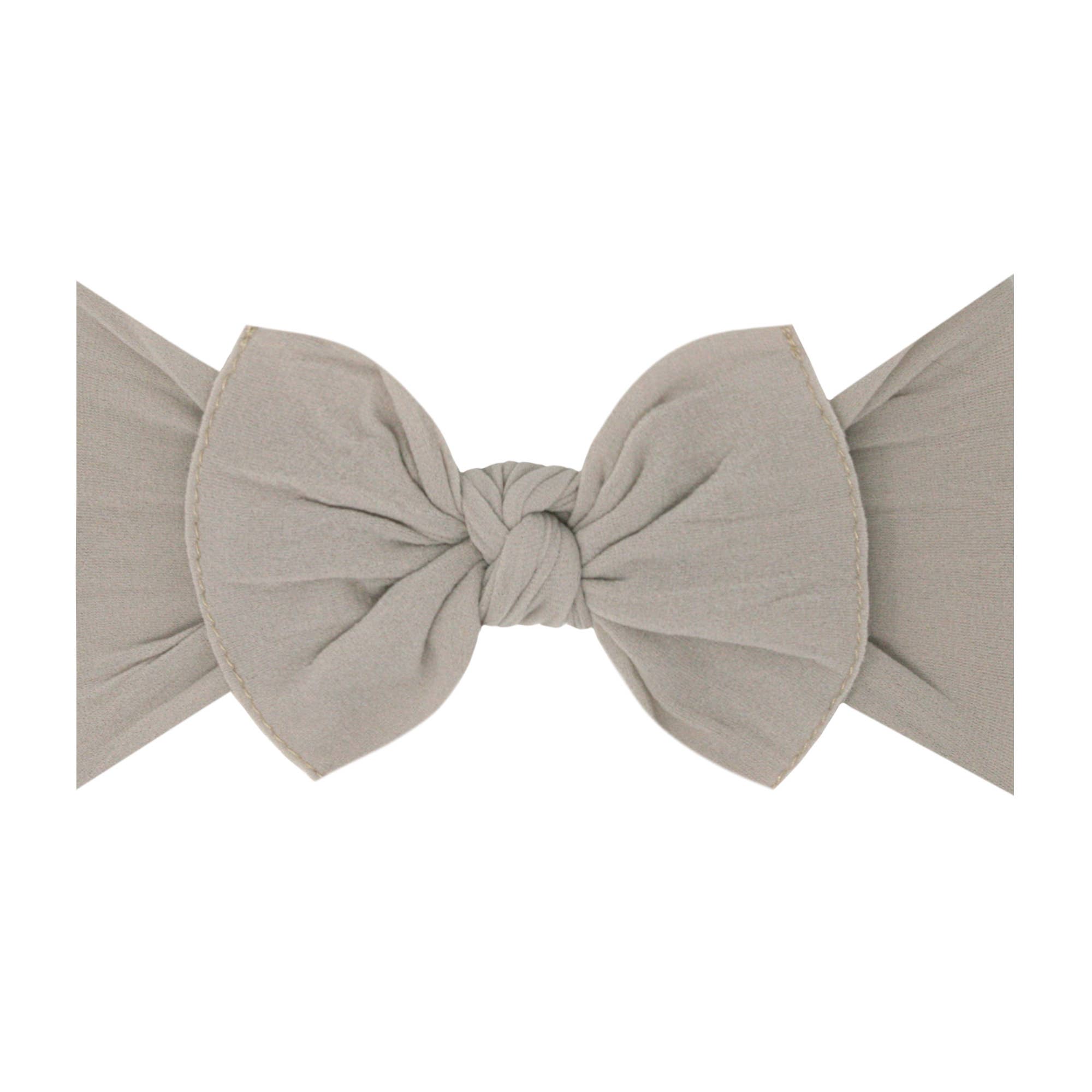 Baby Bling® The Original Knot soft nylon headband: White hair bowsBaby Bling BowsTAYLOR + MAX