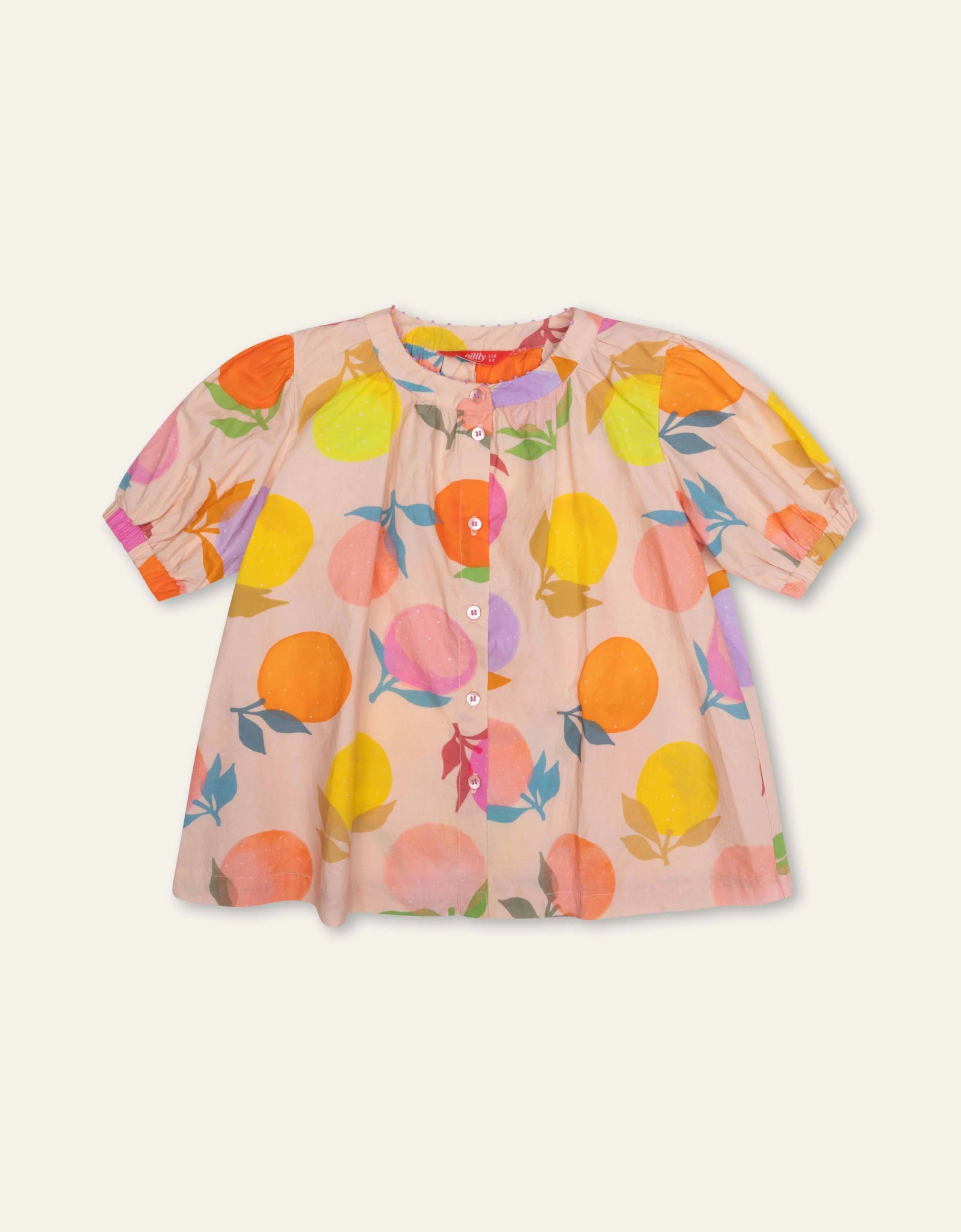 Beso Collarless Button up Shirt Girl DressOililyTAYLOR + MAX