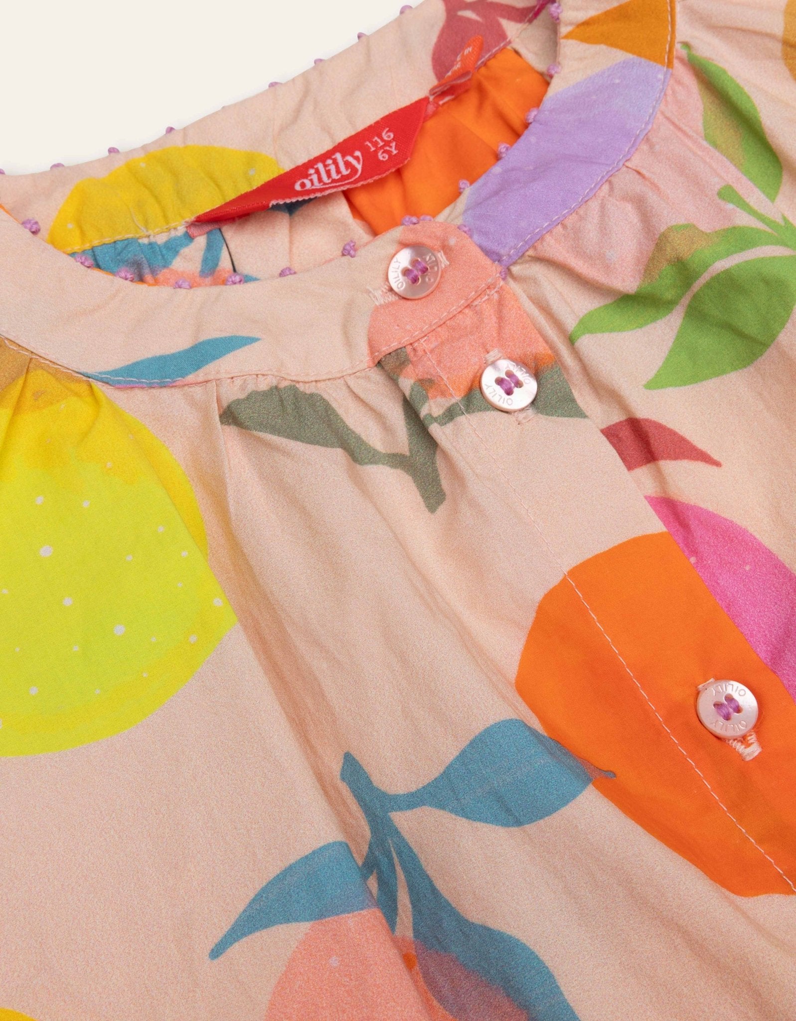 Beso Collarless Button up Shirt Girl DressOililyTAYLOR + MAX