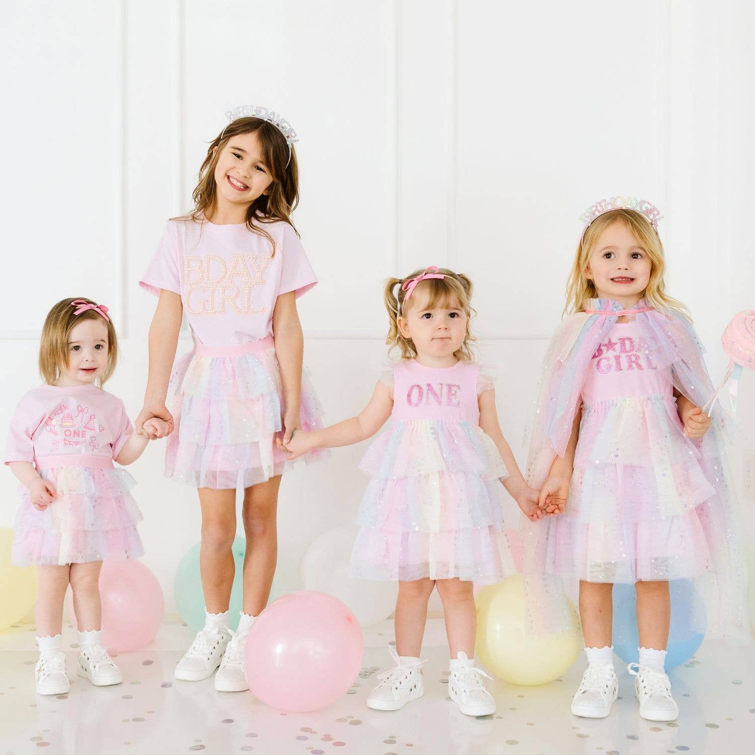 Birthday Girl Fairy Dust Short Sleeve Tutu Dress - Kids : 2T Sweet WinkTAYLOR + MAX