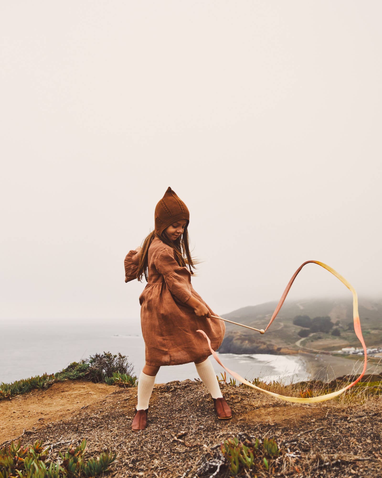 Boho Rainbow Silk & Wood Streamer - Wand for Pretend Play Activity ToysSarah’s SilksTAYLOR + MAX