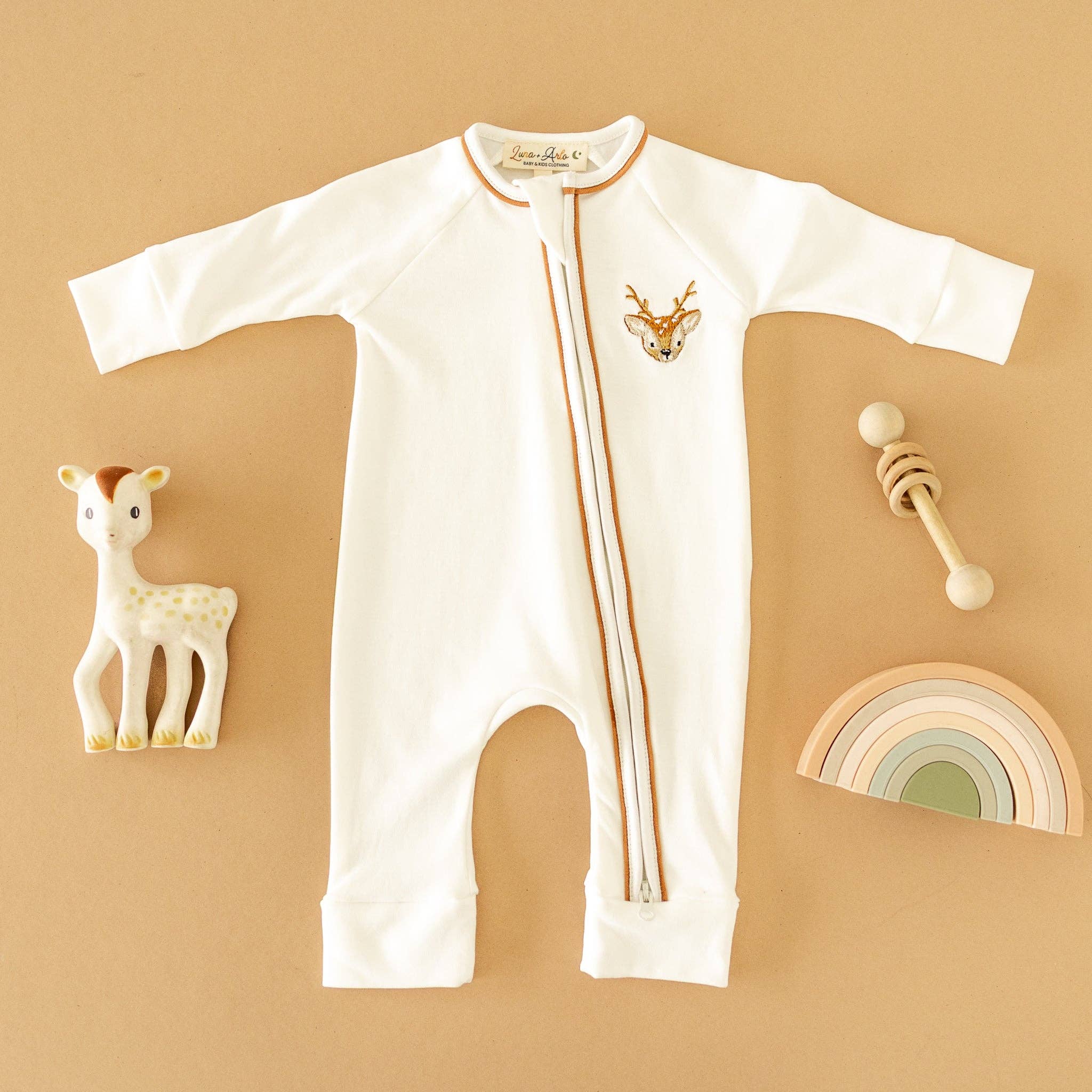 Buckhead Zip Playsuit: 9 Months Magnolia BabyTAYLOR + MAX