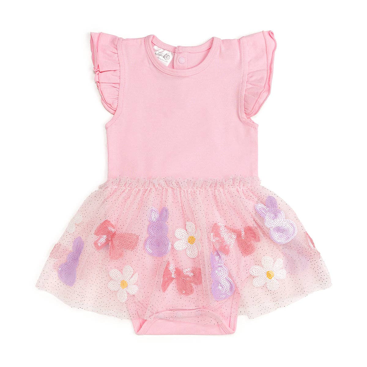 Bunny Bow Sequin Tutu Bodysuit | Pink TutuSweet WinkTAYLOR + MAX