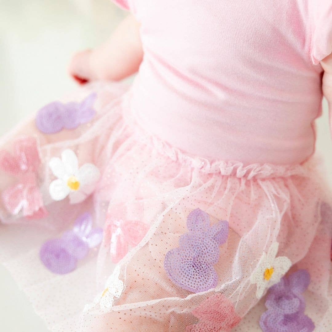 Bunny Bow Sequin Tutu Bodysuit | Pink TutuSweet WinkTAYLOR + MAX
