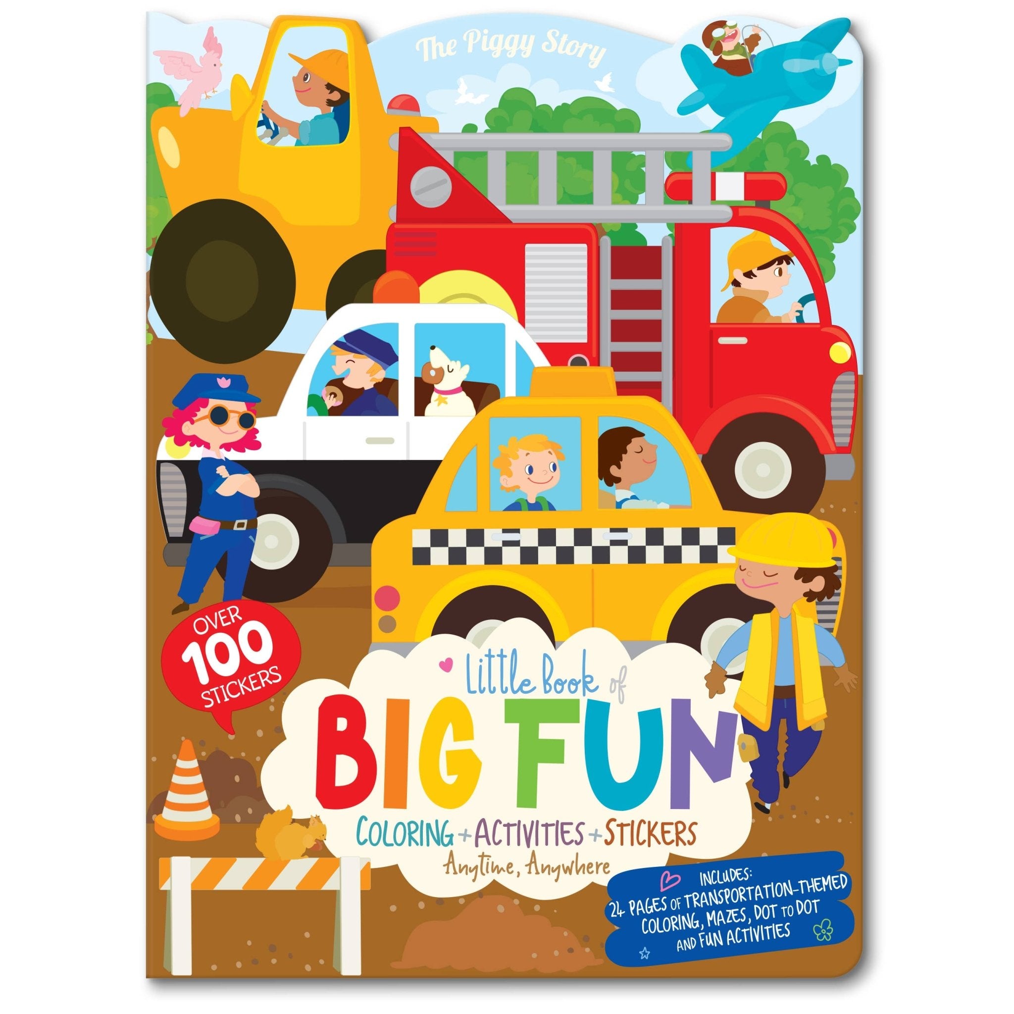 Crazy Car Town Activity & Coloring Gift Pack for Kids Coloring Books & Drawing ToysThe Piggy StoryTAYLOR + MAX