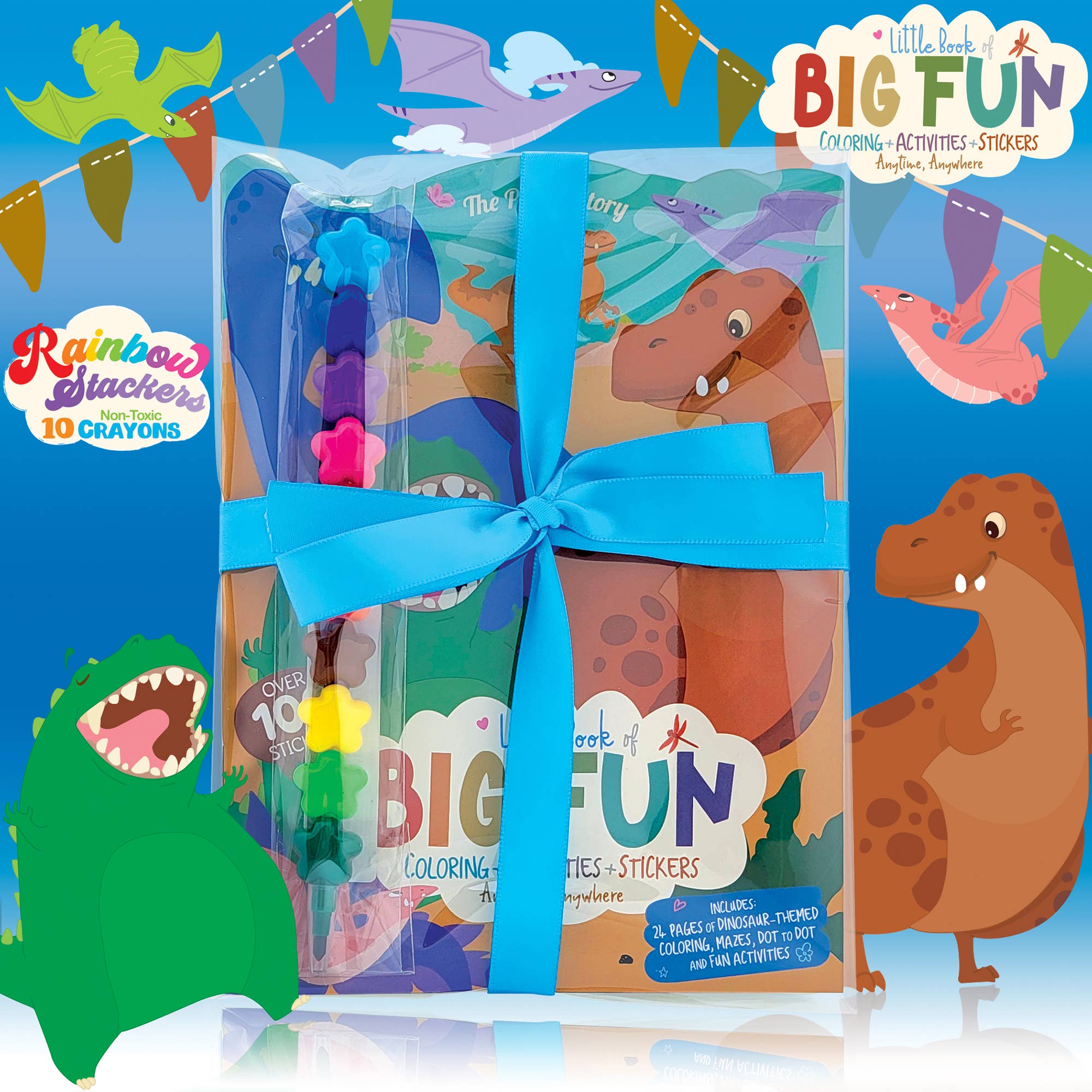Dinosaur Activity & Coloring Gift Pack for Kids Coloring Books & Drawing ToysThe Piggy StoryTAYLOR + MAX