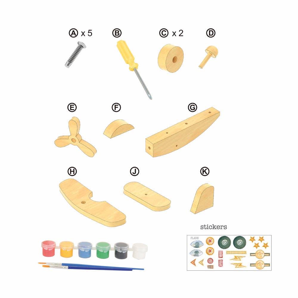 DIY Wooden Plane Activity ToysEgmontTAYLOR + MAX
