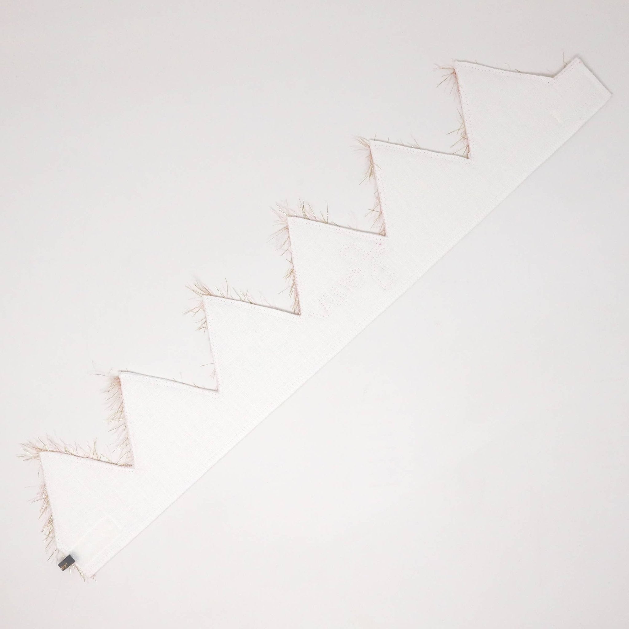 "Four" Pink/Gold Linen Crown AccessoriesOh BabyTAYLOR + MAX