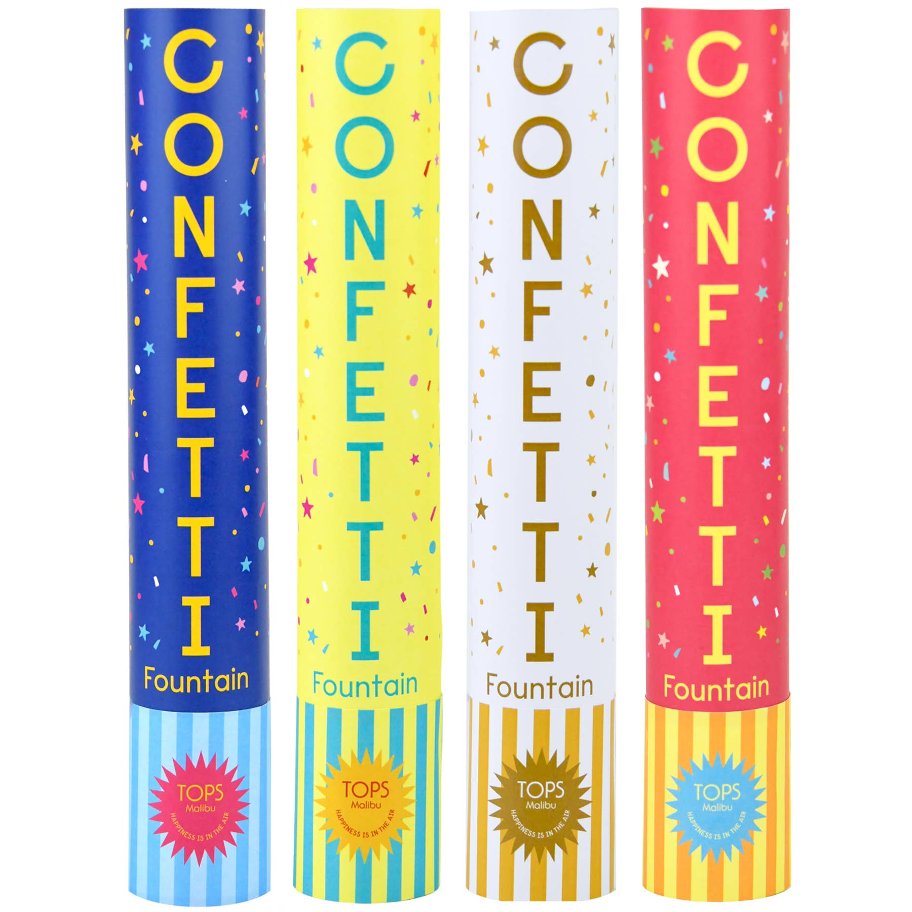 Grande 12" Confetti Fountain - Assorted Colors TOPS MalibuTAYLOR + MAX