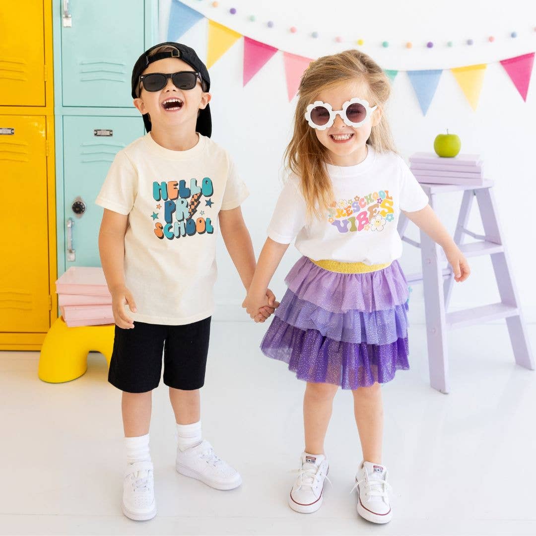 Hello Preschool Short Sleeve T-Shirt - Back to School Kids ClothingTAYLOR + MAXTAYLOR + MAX