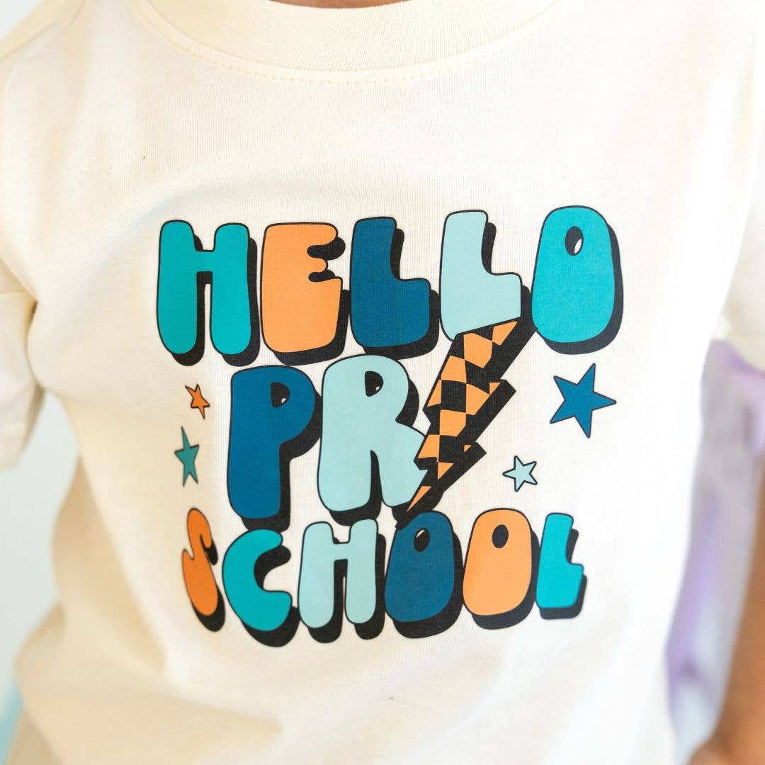Hello Preschool Short Sleeve T-Shirt - Back to School Kids ClothingTAYLOR + MAXTAYLOR + MAX
