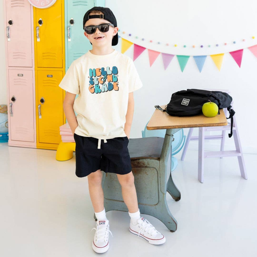 Hello Second Grade Short Sleeve T-Shirt - Back to School Kids ClothingTAYLOR + MAXTAYLOR + MAX