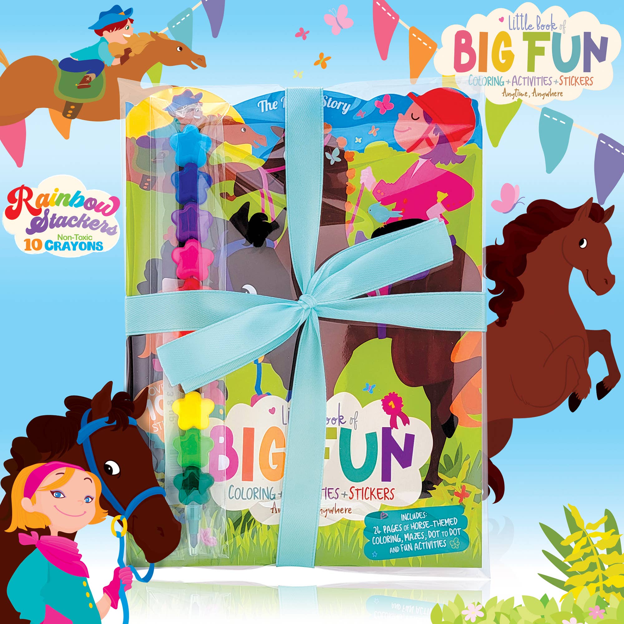 Horse Play Activity & Coloring Gift Pack for Kids Coloring Books & Drawing ToysThe Piggy StoryTAYLOR + MAX