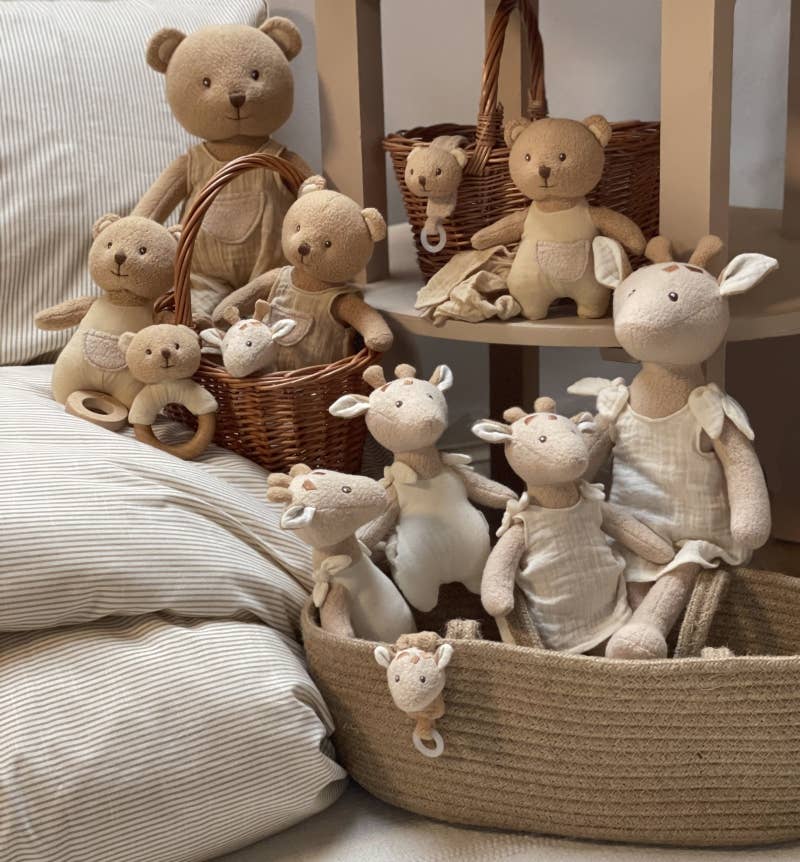 Leonie Giraffe Wood Rattle Baby RattleEgmontTAYLOR + MAX