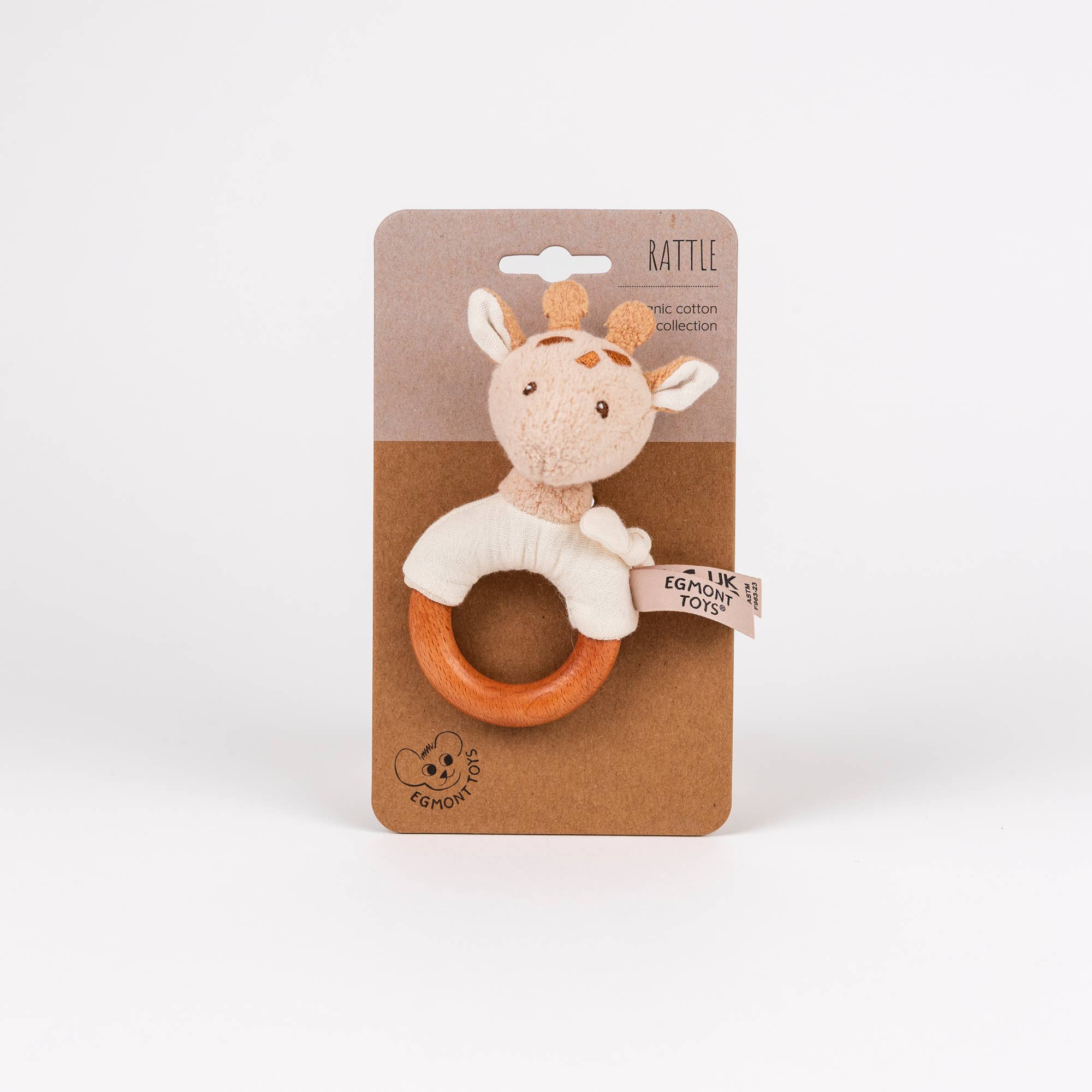 Leonie Giraffe Wood Rattle Baby RattleEgmontTAYLOR + MAX