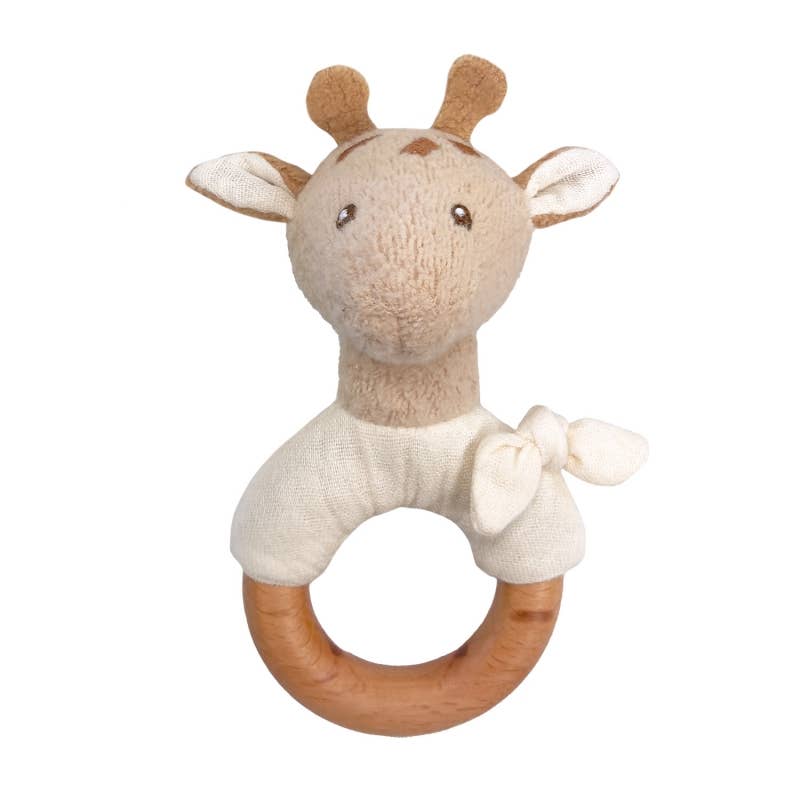 Leonie Giraffe Wood Rattle Baby RattleEgmontTAYLOR + MAX
