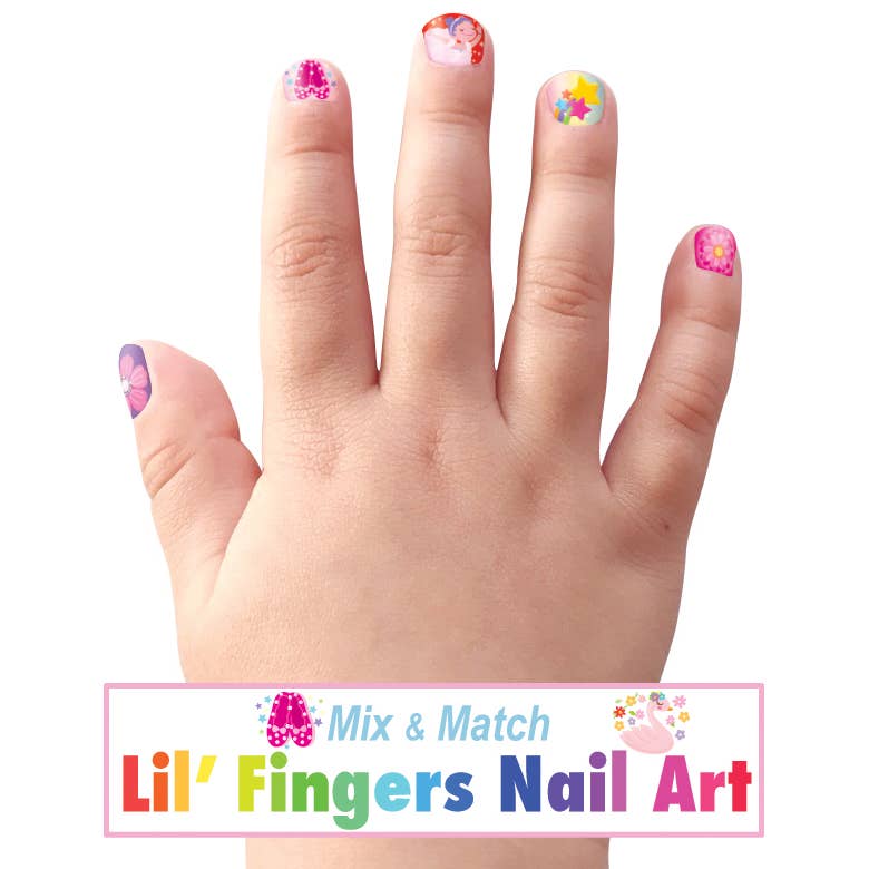 Lil' Fingers Nail Art | Pretty Ballerinas Nail Stickers Coloring Books & Drawing ToysThe Piggy StoryTAYLOR + MAX