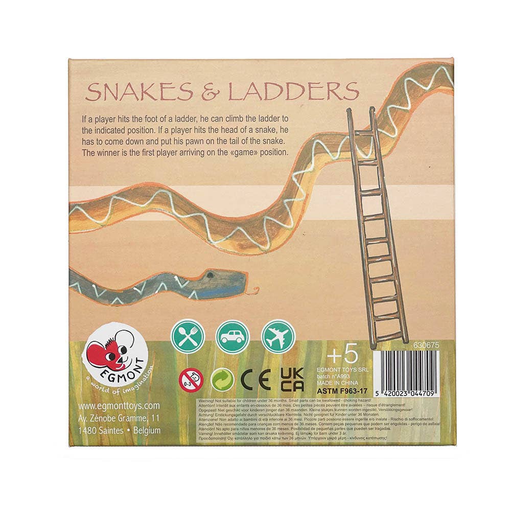 Magnetic Activity Game - Snakes & Ladders PuzzleEgmontTAYLOR + MAX
