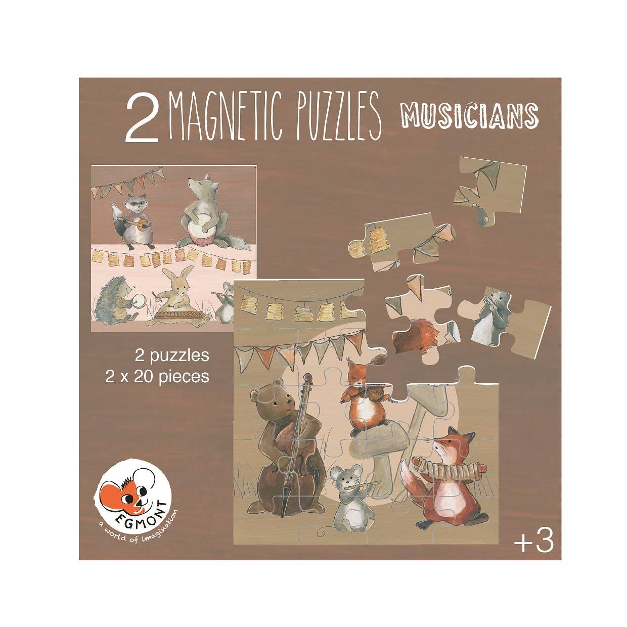 Magnetic Puzzle - Musicians PuzzleEgmontTAYLOR + MAX