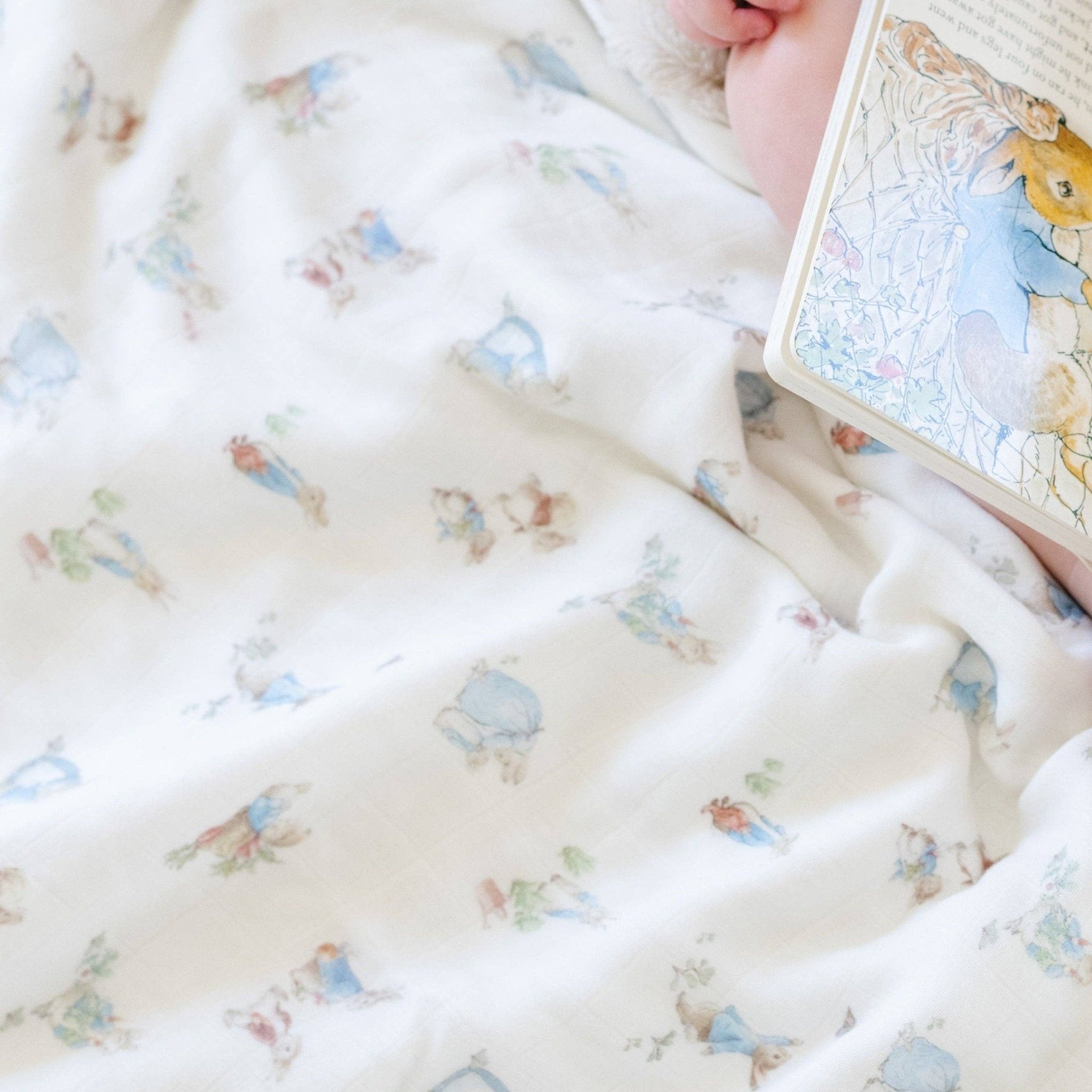 PETER RABBIT™ BAMBOO RAYON MUSLIN/LUSH BLANKETS: Boy SaranoniTAYLOR + MAX