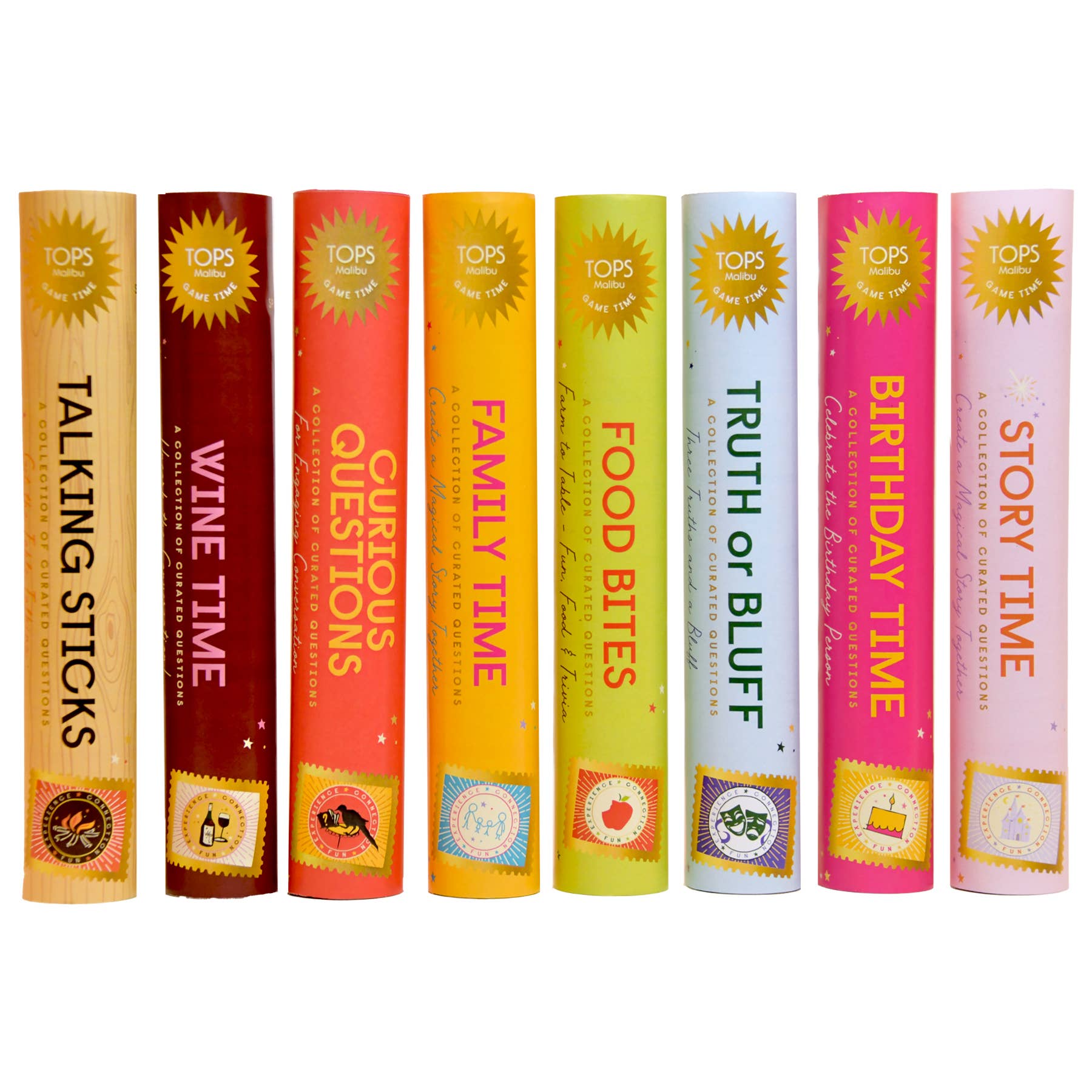 Pick - up Sticks Conversation Game - 6" Tube - Assorted Styles TOPS MalibuTAYLOR + MAX