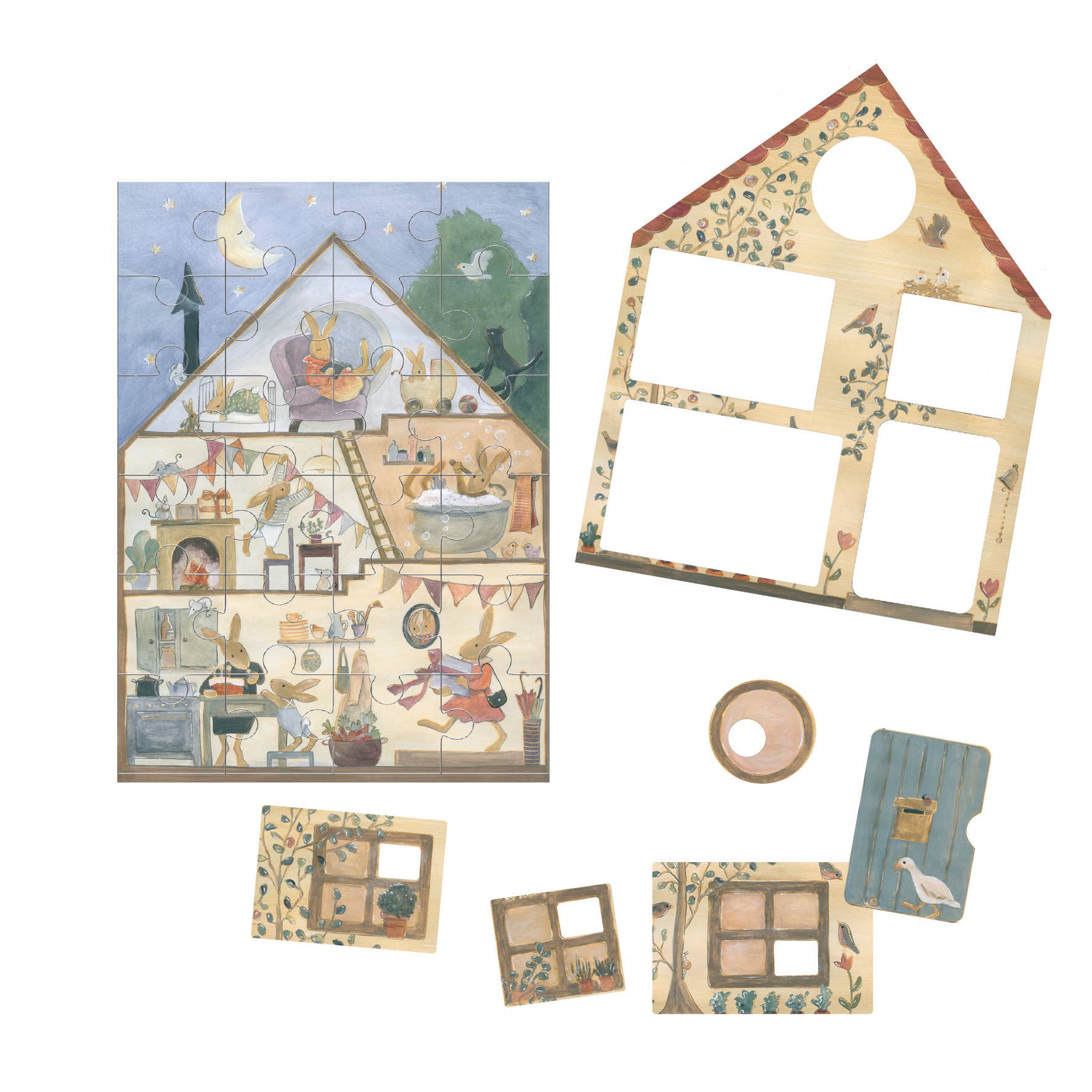 Rabbit House Puzzle EgmontTAYLOR + MAX