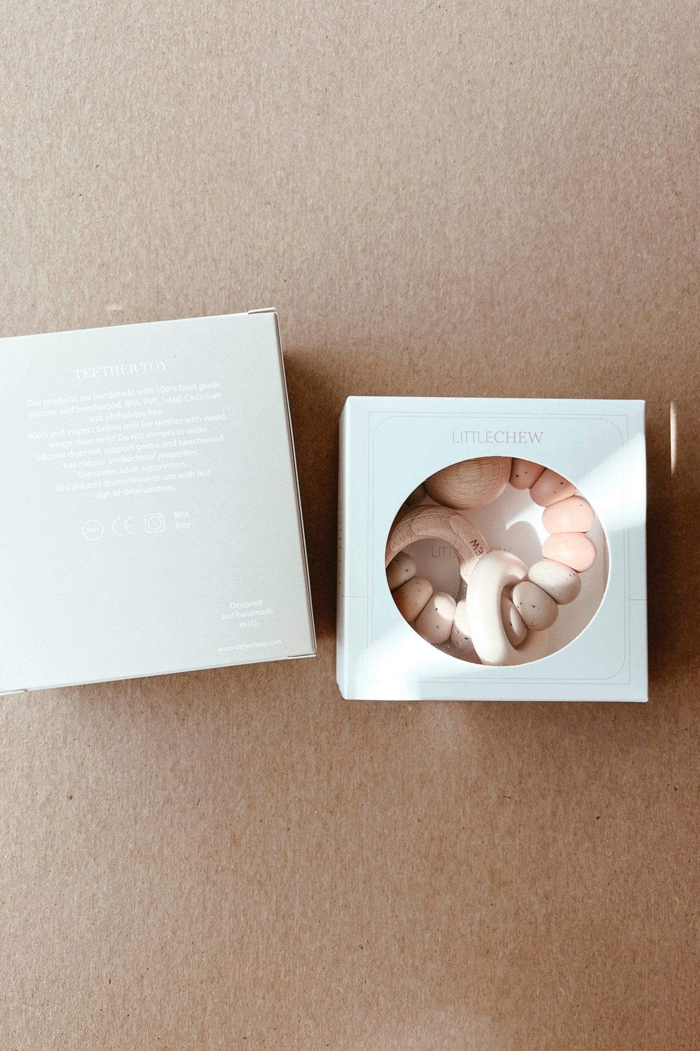 Teether - Roy | Blush Little ChewTAYLOR + MAX