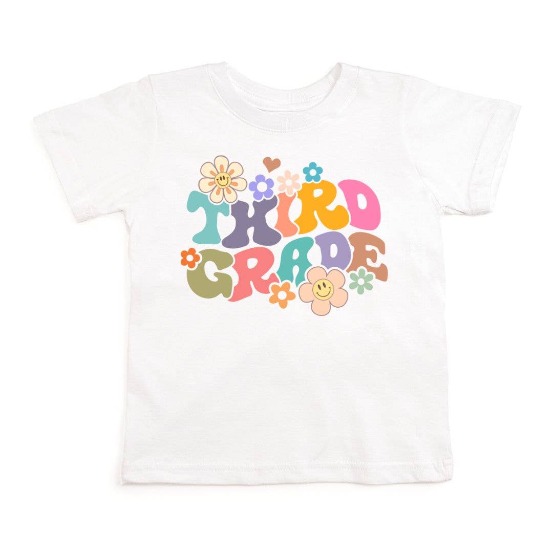 Third Grade Retro Short Sleeve T-Shirt - Back To School ClothingTAYLOR + MAXTAYLOR + MAX