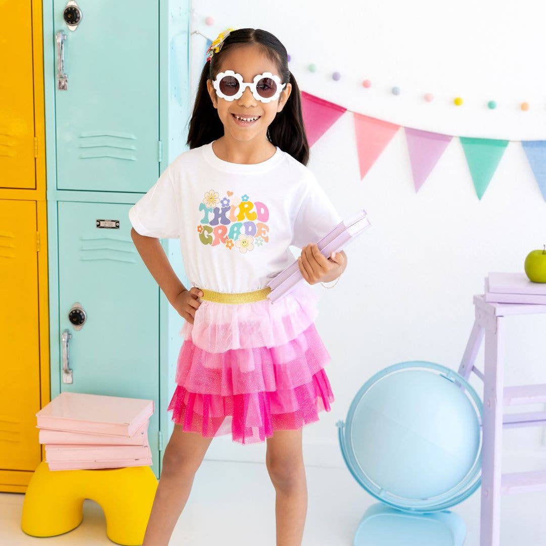 Third Grade Retro Short Sleeve T-Shirt - Back To School ClothingTAYLOR + MAXTAYLOR + MAX