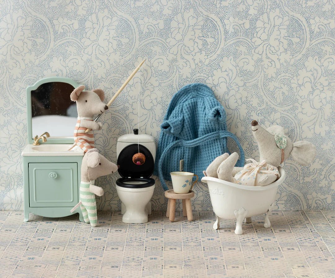 Toilet, Mouse Dollhouse furnitureMailegTAYLOR + MAX