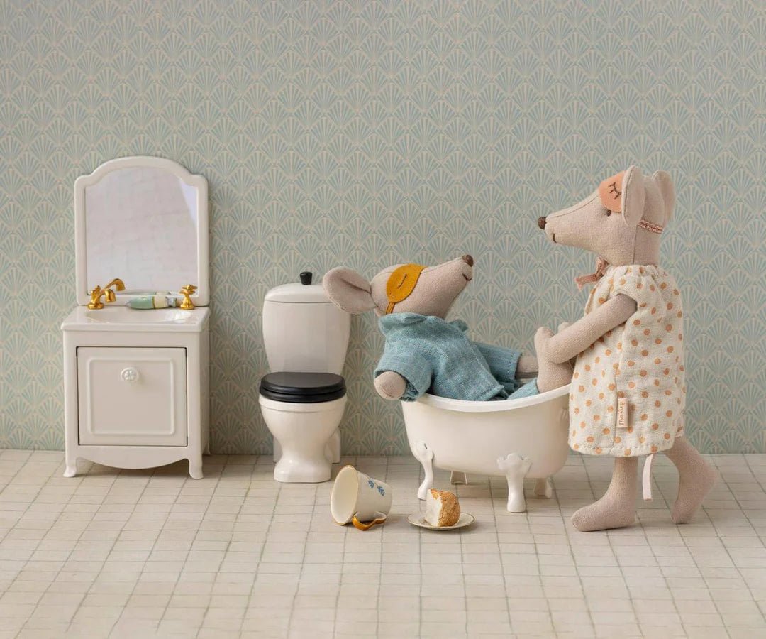 Toilet, Mouse Dollhouse furnitureMailegTAYLOR + MAX