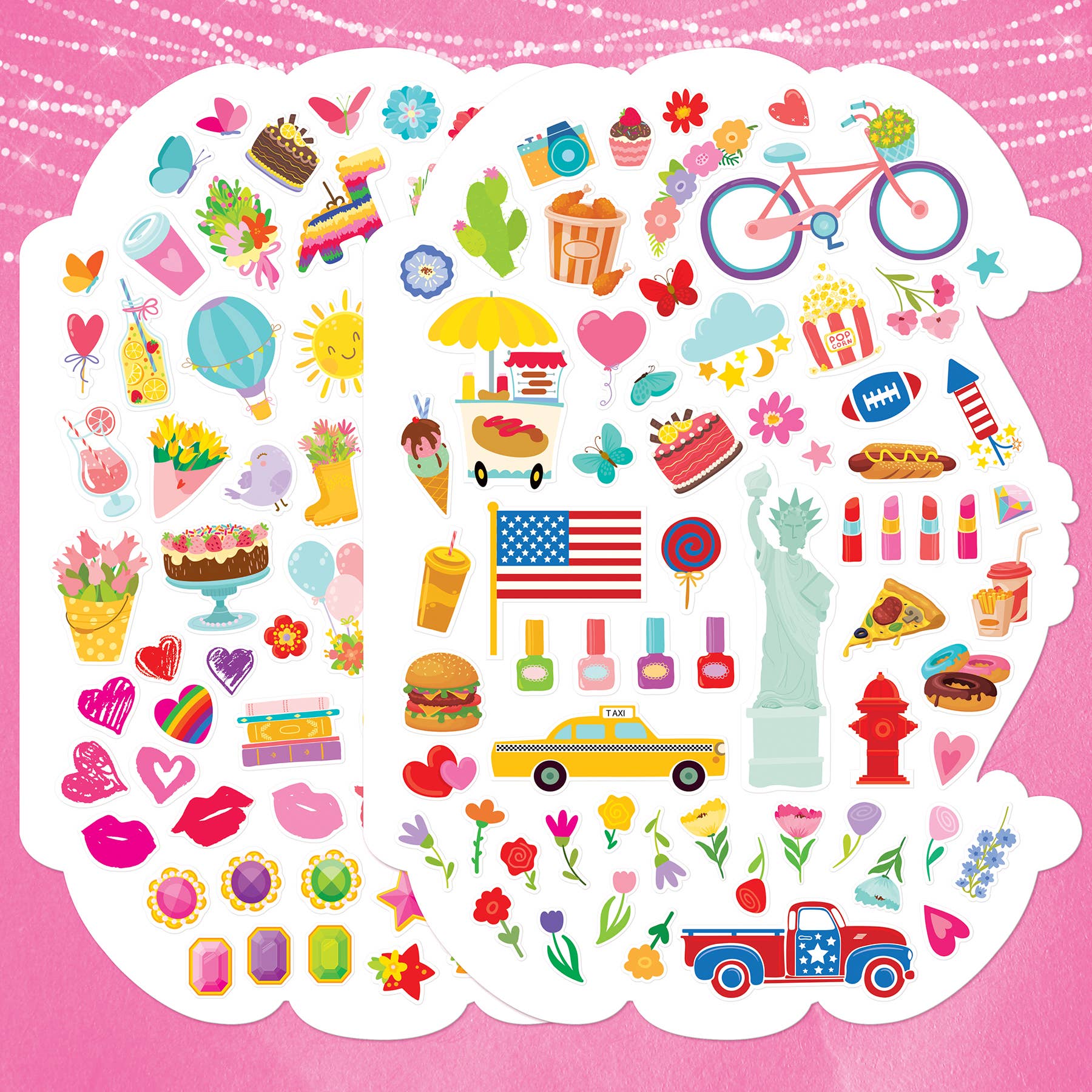 USA Fashion Coloring Book & Rainbow Stacker Crayons Gift Coloring Books & Drawing ToysThe Piggy StoryTAYLOR + MAX