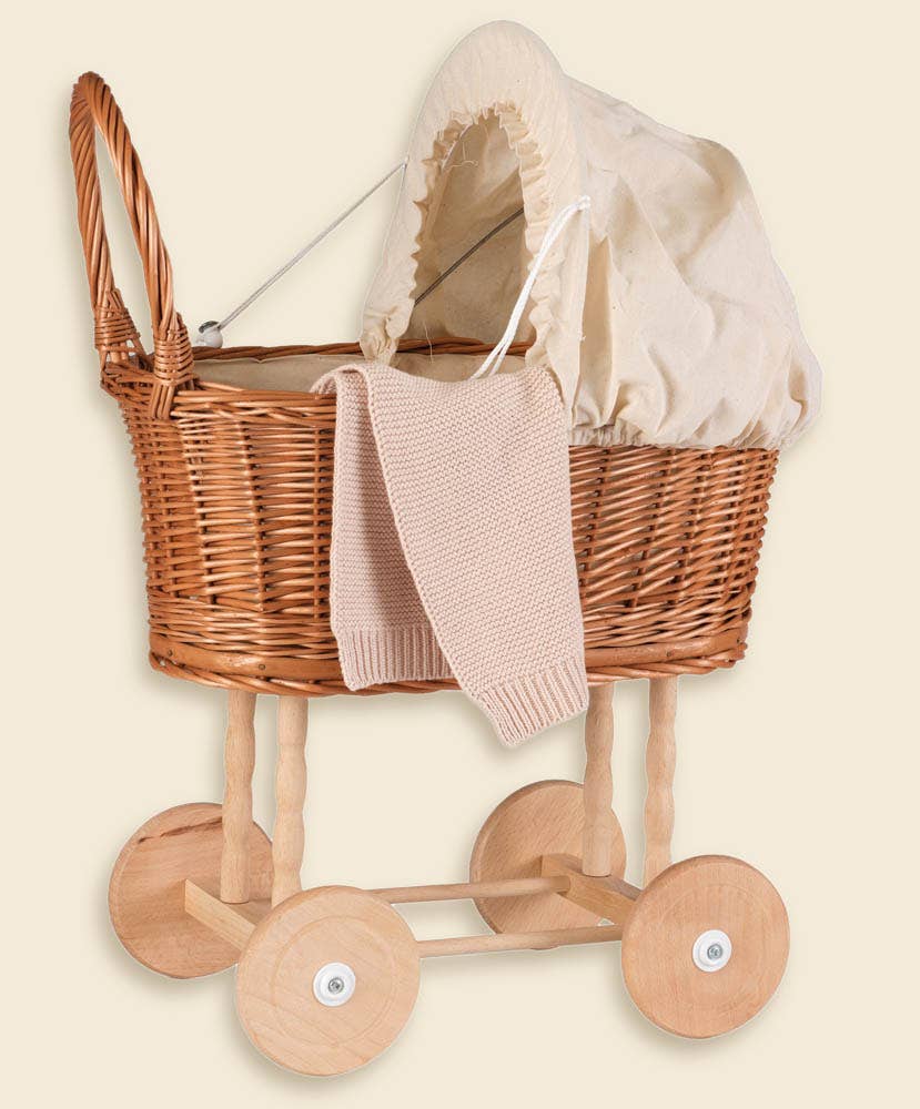 Wicker Pram Eggshell EgmontTAYLOR + MAX