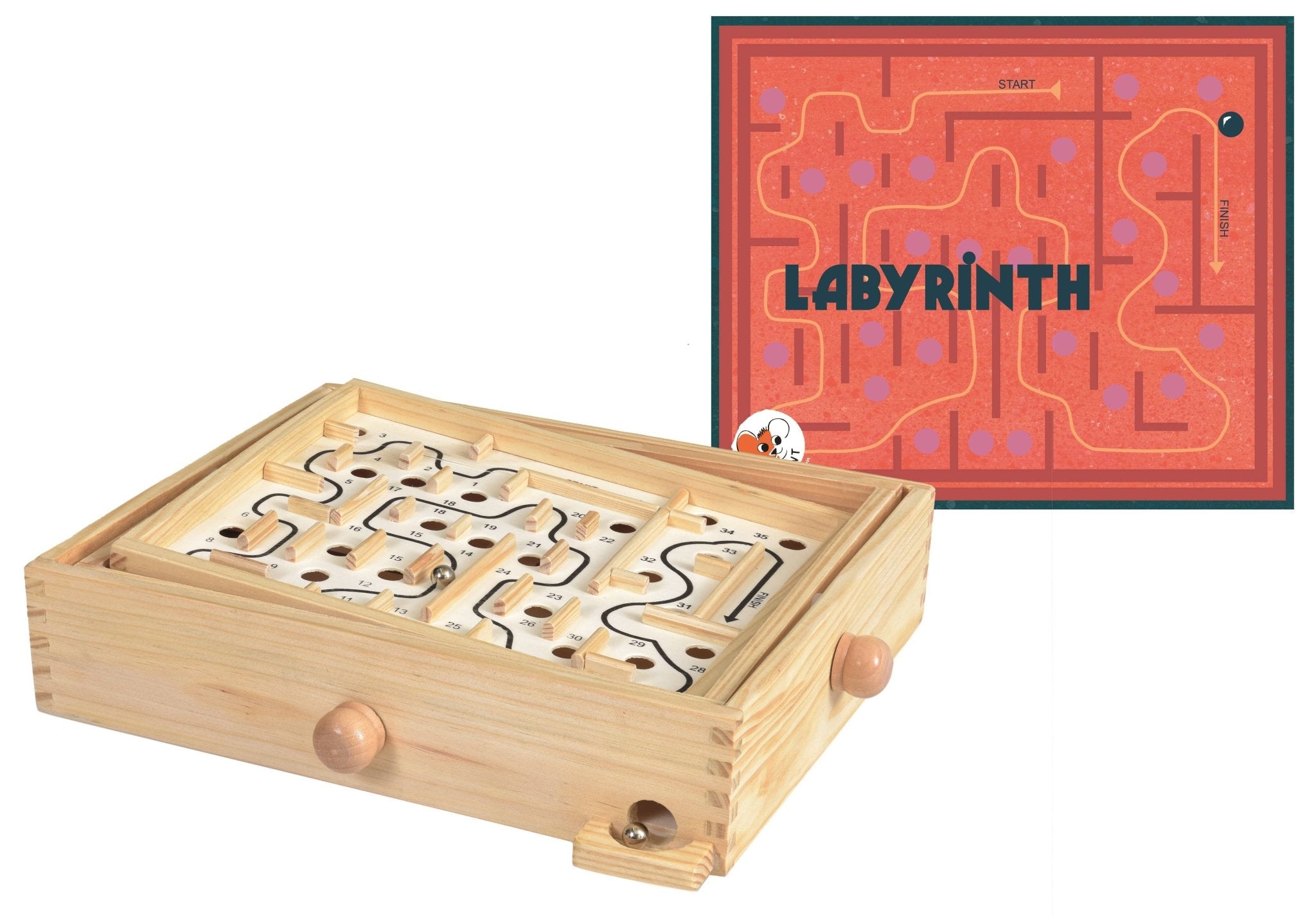 Wood Labyrinth Game gamesEgmontTAYLOR + MAX