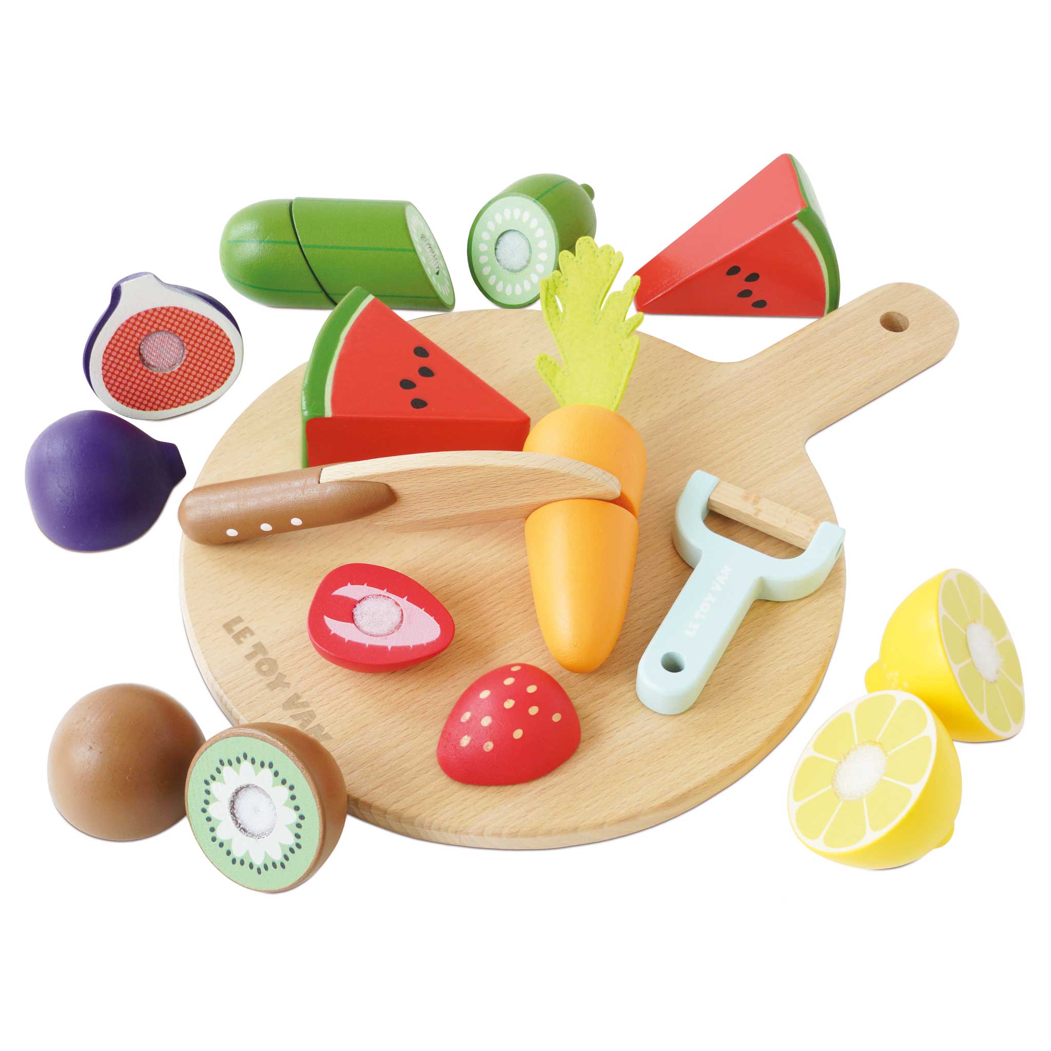 Wooden Chopping Board & Sliceable Play Food Activity ToysLe Toy Van, Inc.TAYLOR + MAX
