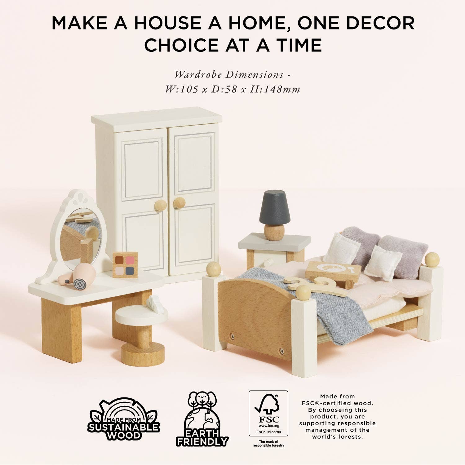 Wooden Dolls House Bedroom Le Toy Van, Inc.TAYLOR + MAX