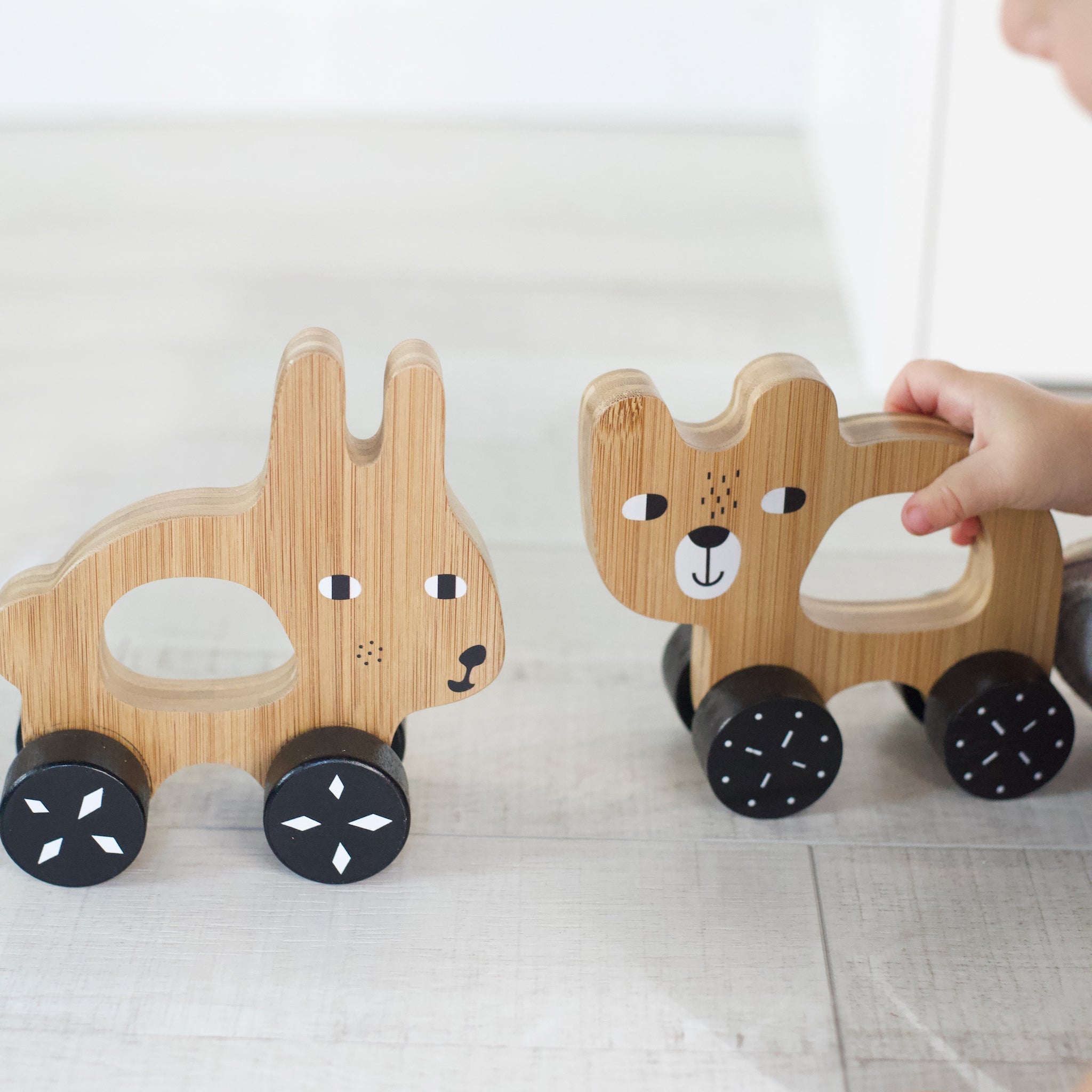 Bear Push Toy Wood + Bamboo ToysWee GalleryTAYLOR + MAX