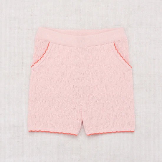 Block Stitch Scallop Shorts | English Rose - TAYLOR + MAXMisha & Puff