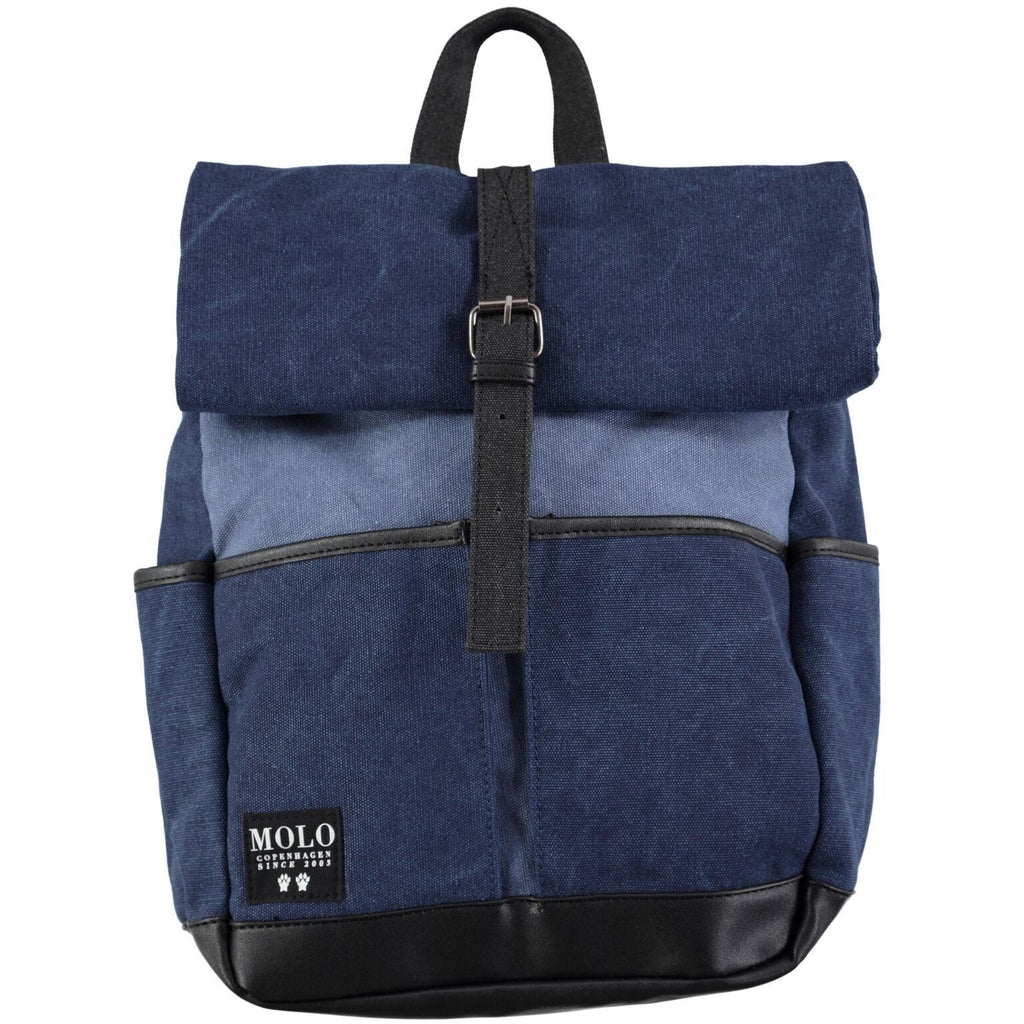 Blue Roll Top Backpack - TAYLOR + MAXMOLO