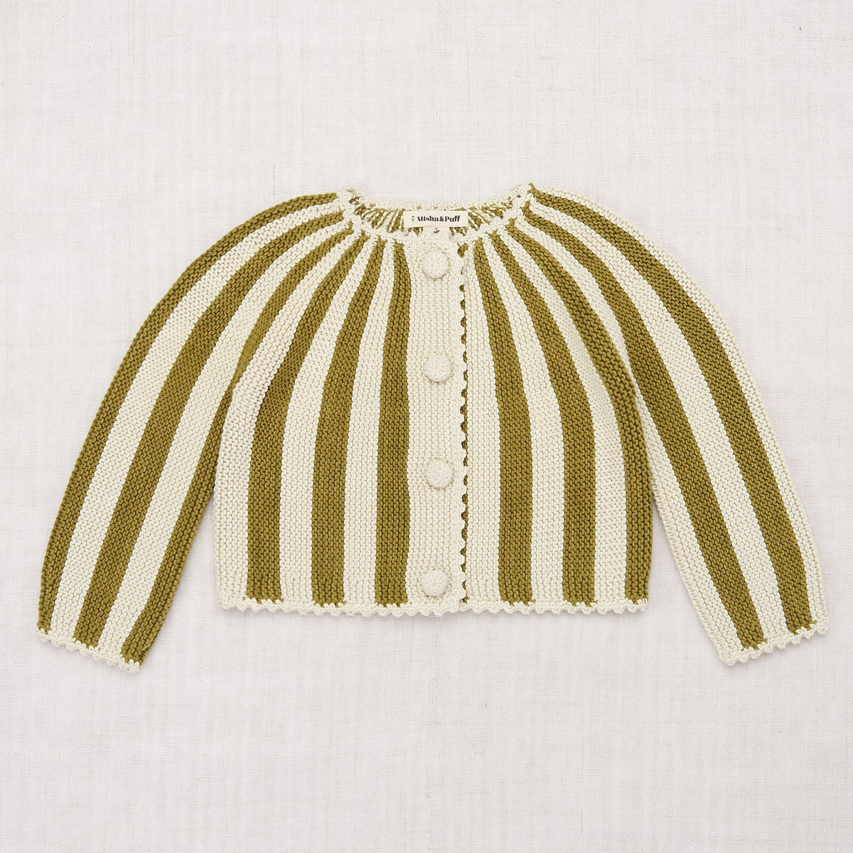 Circus Stripe Short Cardigan