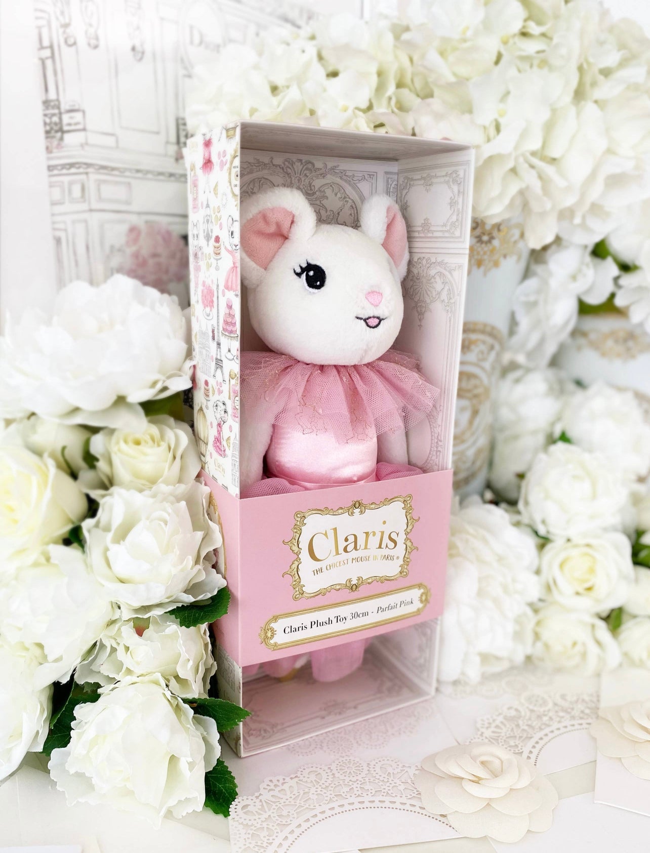 Claris The Chicest Mouse In Paris | Parfait Pink Plush Doll Plush DollsClarisTAYLOR + MAX