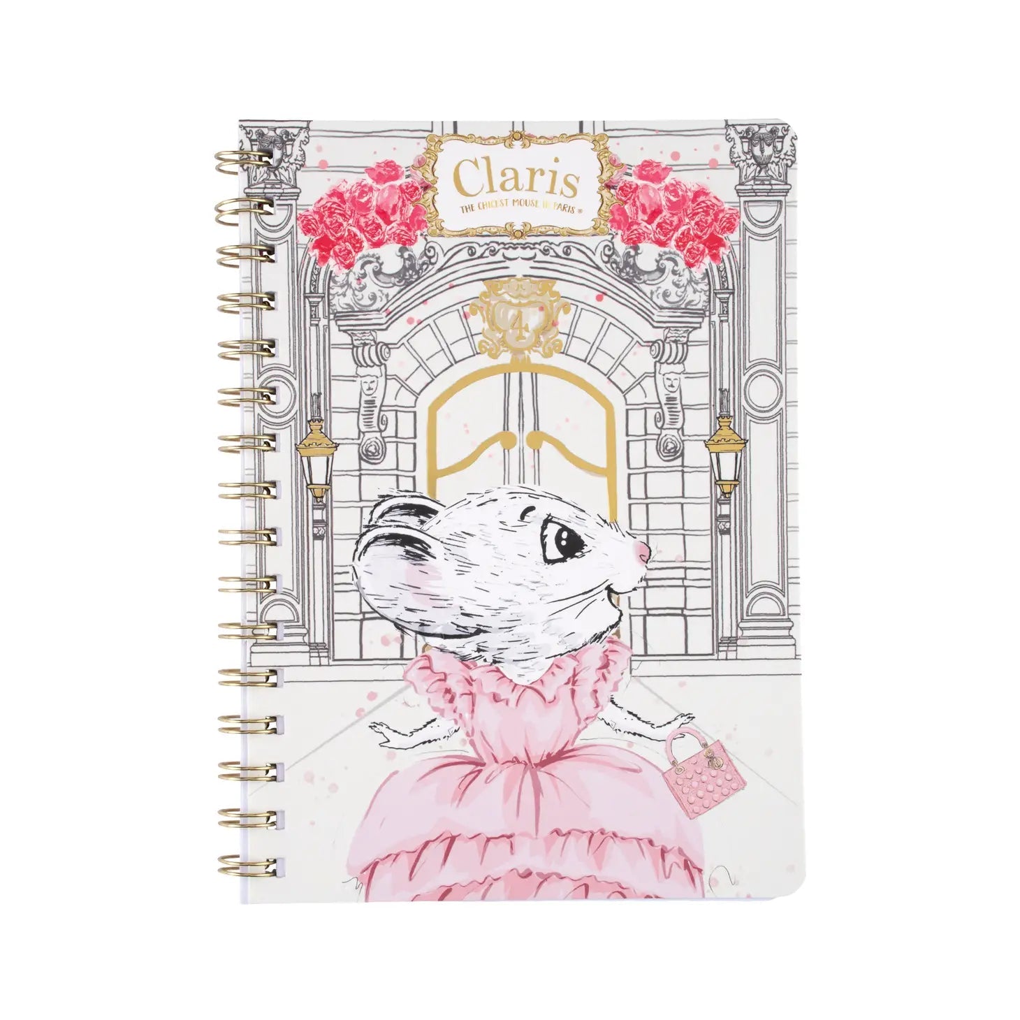 Claris the Chicest Mouse in Paris - Spiral Notebook stationaryClaris the chicest mouseTAYLOR + MAX