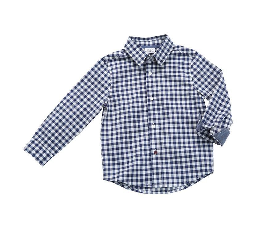 Classic Gingham Dress Shirt | Navy shirtEgg by Susan LazarTAYLOR + MAX