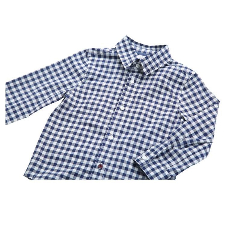 Classic Gingham Dress Shirt | Navy shirtEgg by Susan LazarTAYLOR + MAX