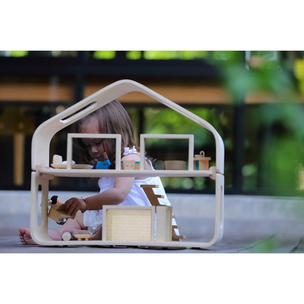 Contemporary Wooden DollHouse Wooden toysplantoysTAYLOR + MAX