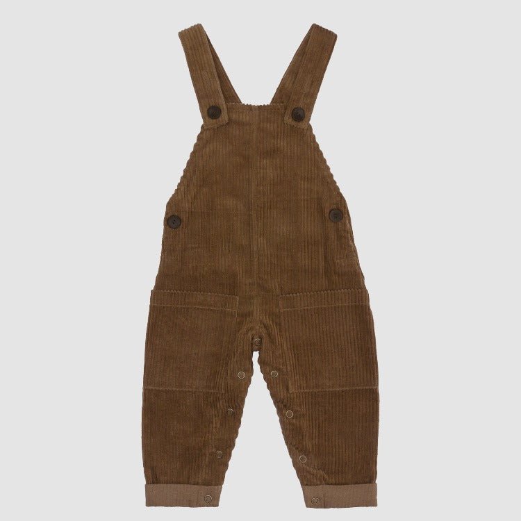 Corduroy Overalls | Toffee - TAYLOR + MAXKidwild