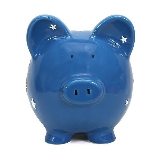 Hand Painted Personalized Astro Piggy Bank Piggy Banks & Money JarsTAYLOR + MAXTAYLOR + MAX